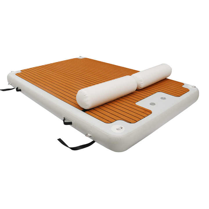 Heavy-Duty Inflatable Dock Platform – Floating PVC EVA Water Mat for Boats & Lakeside Leisure
