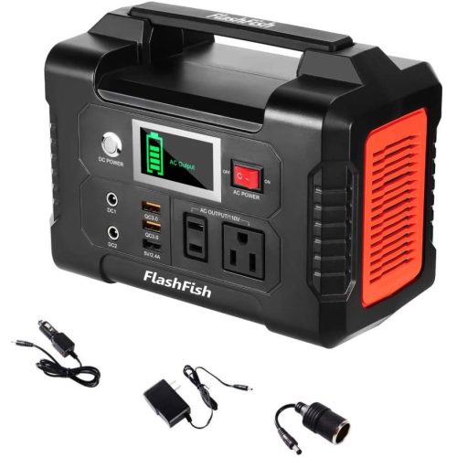 200W Portable Power Station – 151Wh Compact Backup Generator with AC/DC/USB Outputs for Camping & Travel