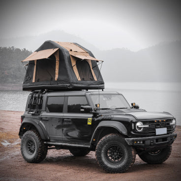 Foldable Inflatable Roof Top Tent for SUV & Car – 2–3 Person Amphibious Camping Tent for Glamping & Self-Driving Adventures