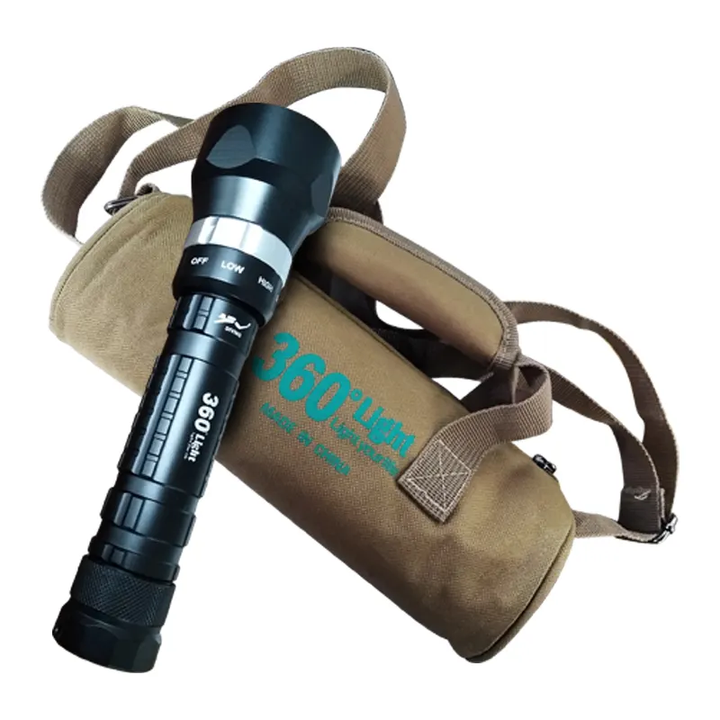 Professional USB Rechargeable Diving Flashlight – IPX8 Waterproof Hand Torch with 3600 Lumens and Magnetic Control