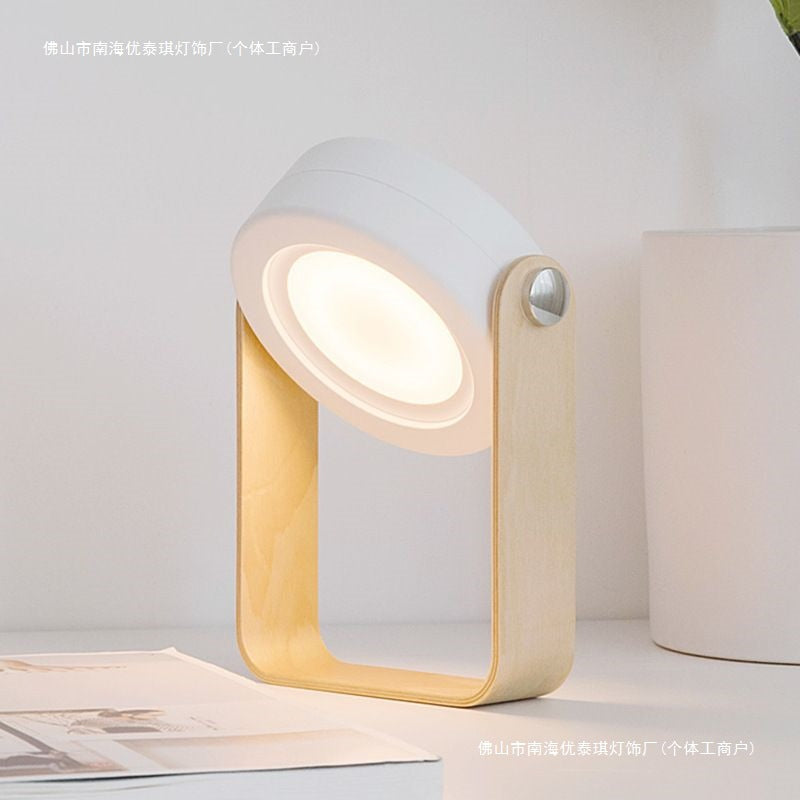 Foldable Touch LED Camping Lamp – USB Rechargeable 3-Level Dimmable Night Light with 1200mAh Battery