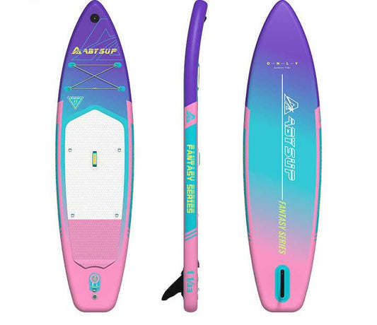 Fantasy Series Inflatable Paddle Board – Customizable 10'6" x 32" x 6" SUP for Lakes & Rivers